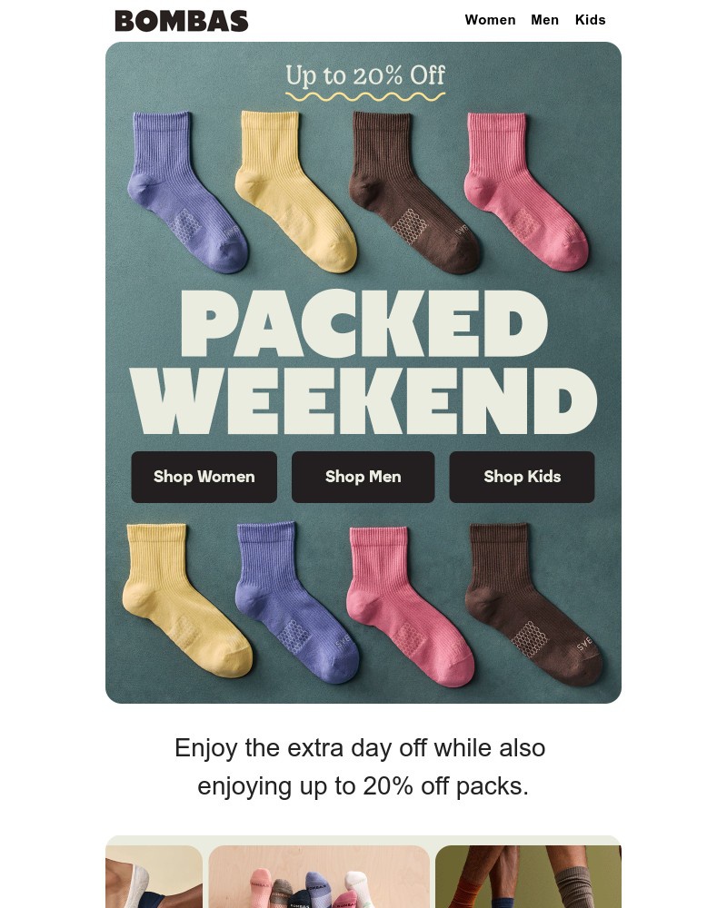 Screenshot of email with subject /media/emails/long-weekends-call-for-up-to-20-off-958cd3-cropped-47eaed25.jpg