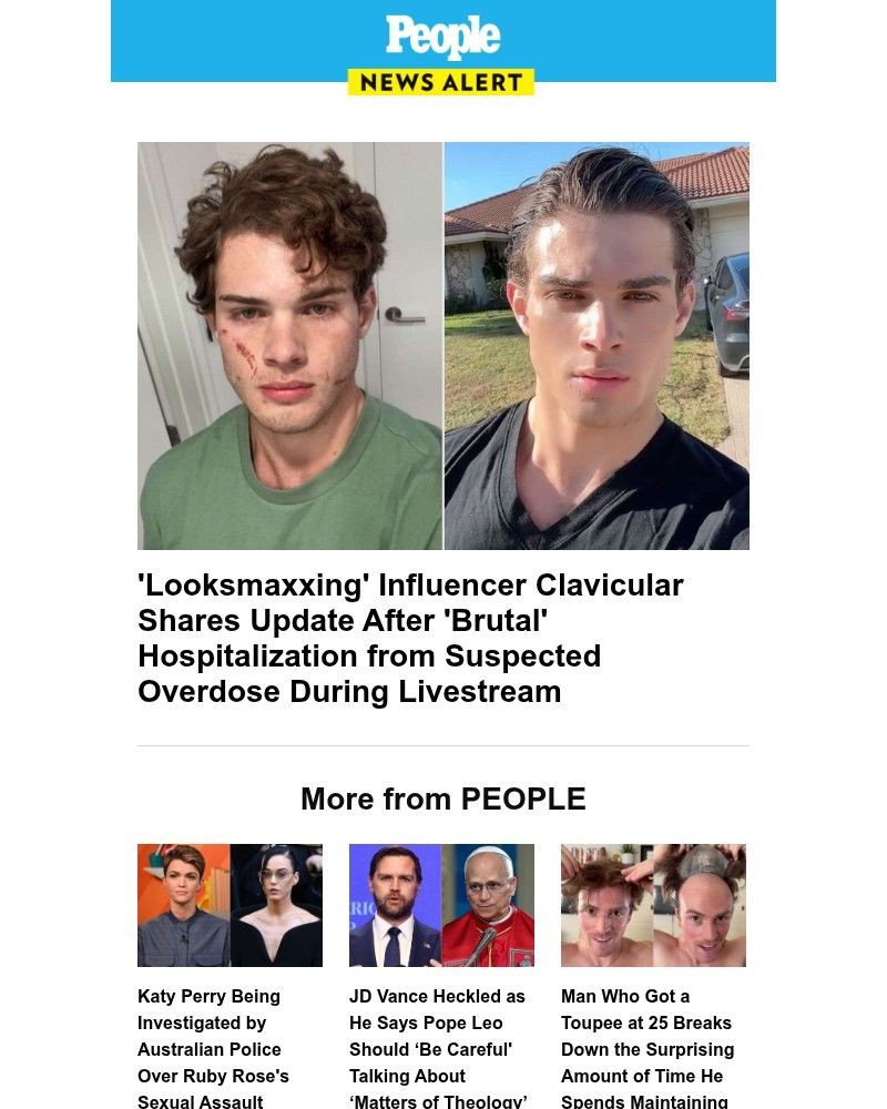 Screenshot of email with subject /media/emails/looksmaxxing-influencer-clavicular-shares-update-after-brutal-hospitalization-fro_ROseXVp.jpg