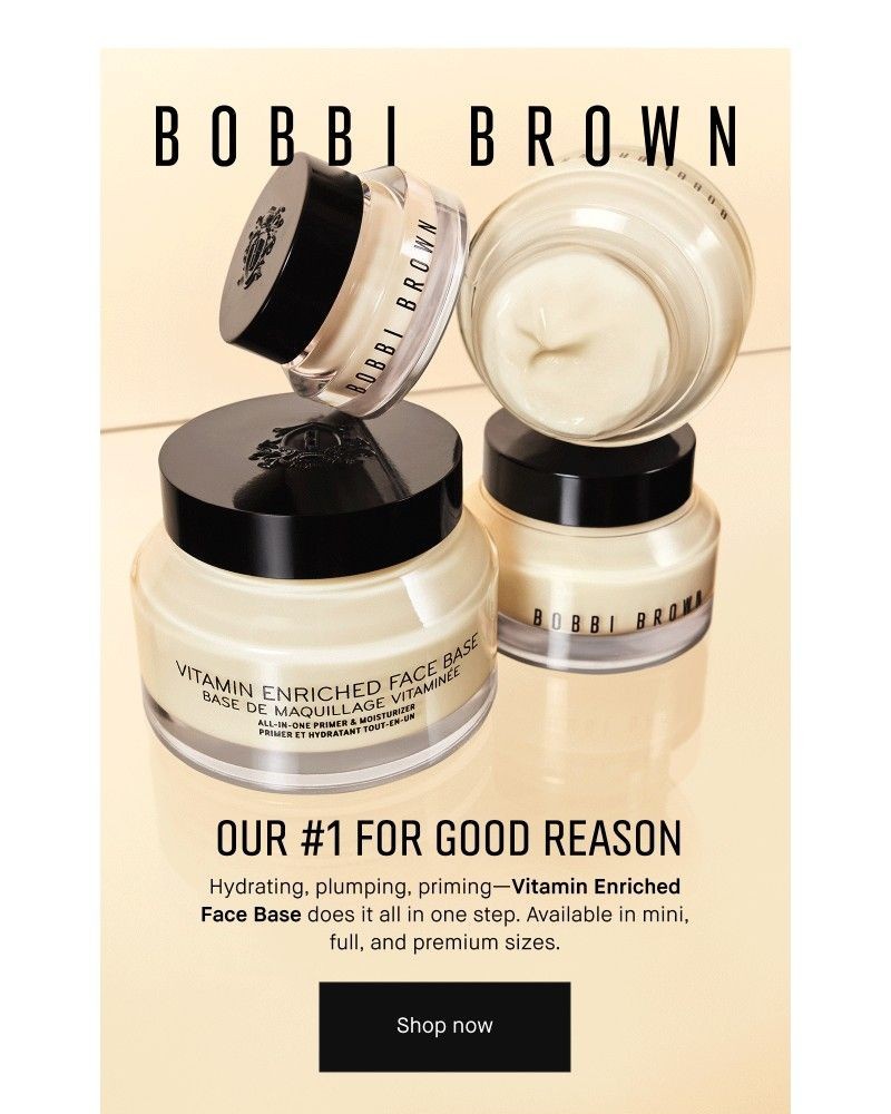 Screenshot of email sent to a Bobbi Brown Newsletter subscriber
