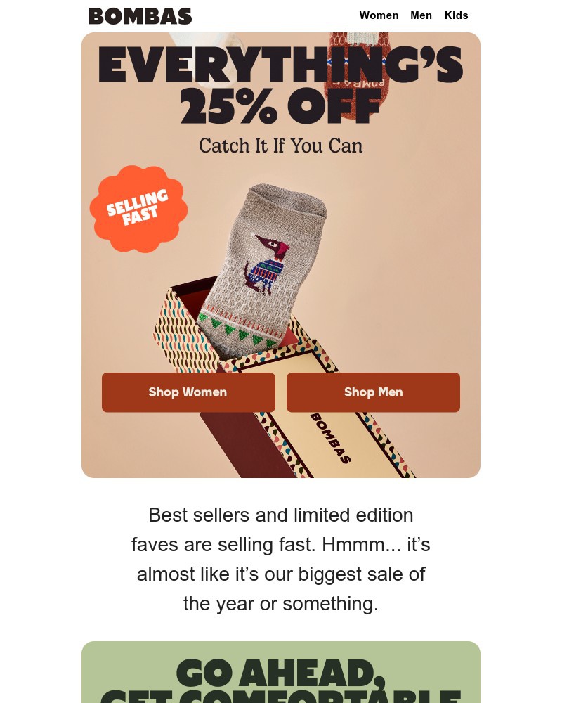 Screenshot of email with subject /media/emails/low-stock-alert-25-off-everything-is-making-these-vanish-6eb621-cropped-d7cc41ba.jpg