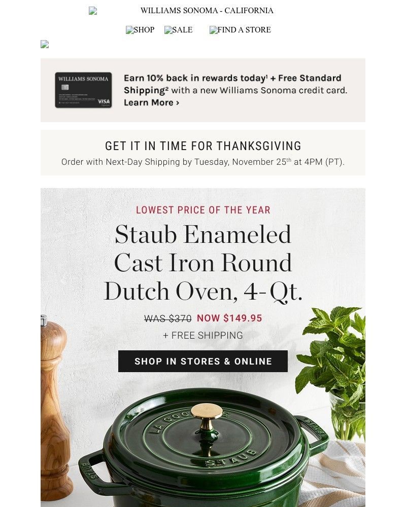 Screenshot of email with subject /media/emails/lowest-price-of-the-year-staub-4-qt-dutch-oven-now-14995-9789f7-cropped-f59c428d.jpg
