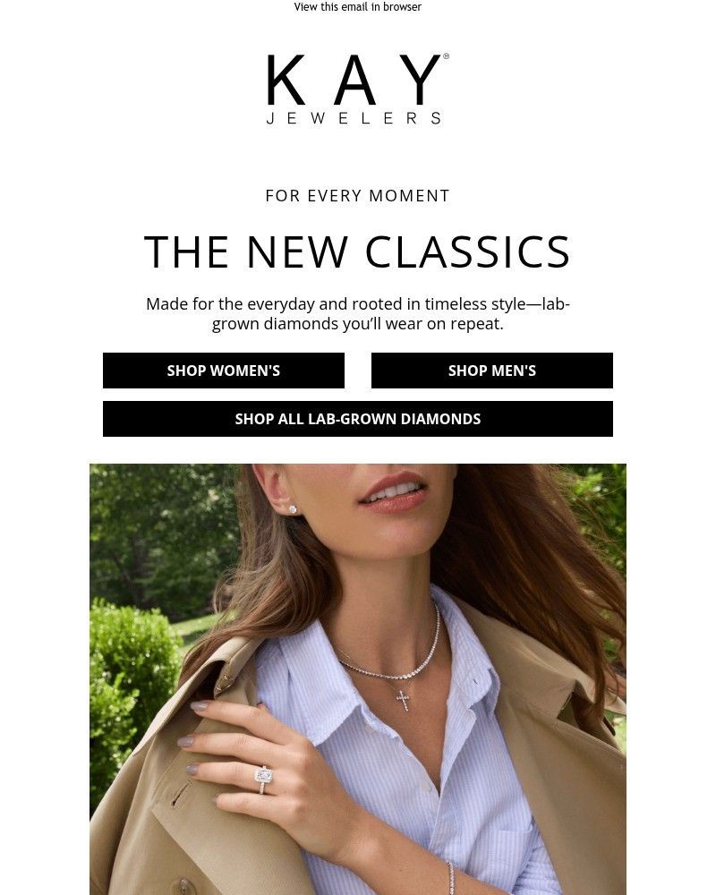 Screenshot of email sent to a Kay Newsletter subscriber