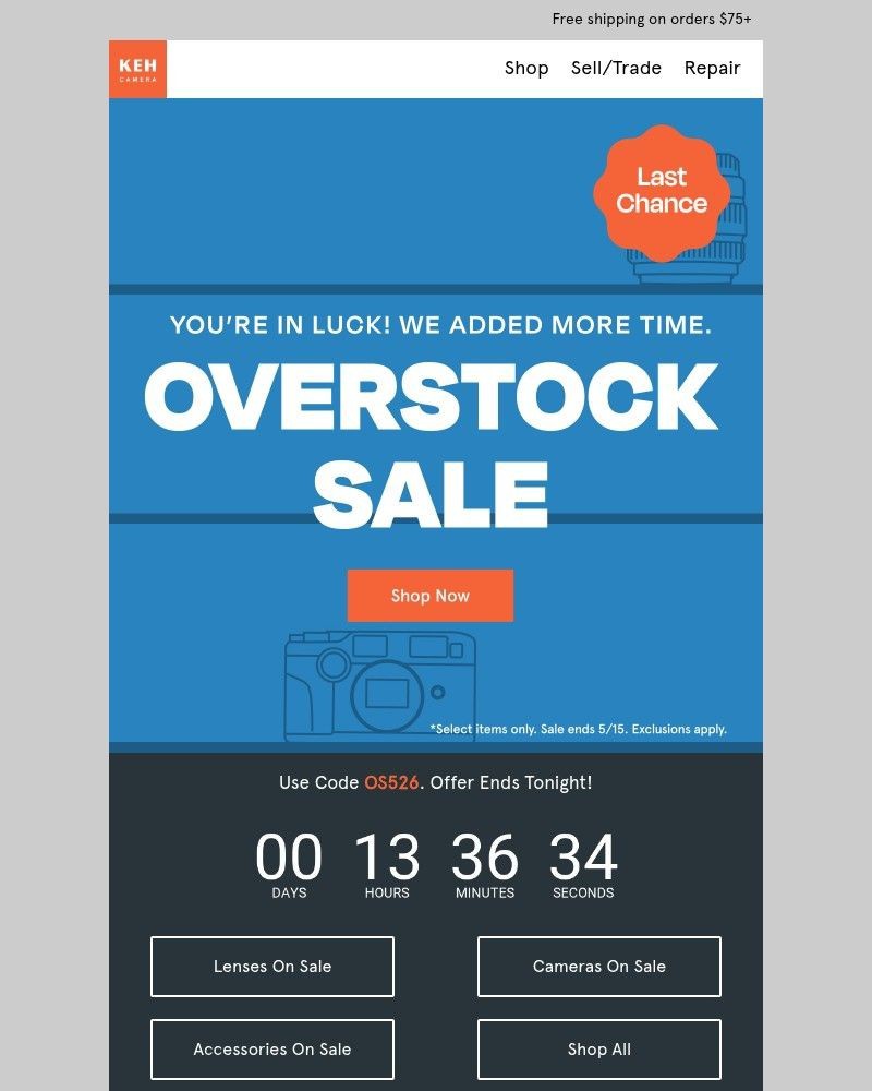 Screenshot of email with subject /media/emails/lucky-you-one-more-day-to-save-up-to-20-off-f2c33a-cropped-9d86231f.jpg