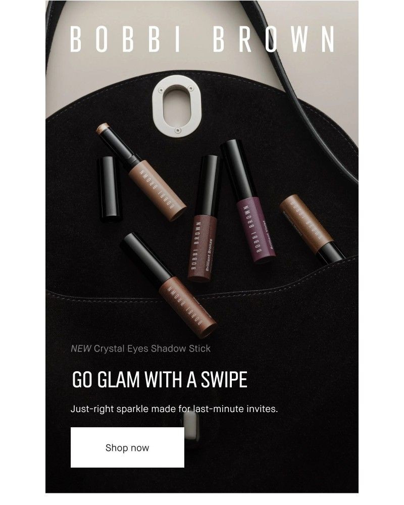 Screenshot of email sent to a Bobbi Brown Newsletter subscriber