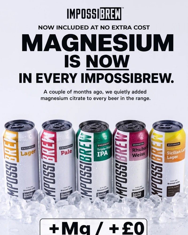 Screenshot of email sent to a Impossibrew Newsletter subscriber