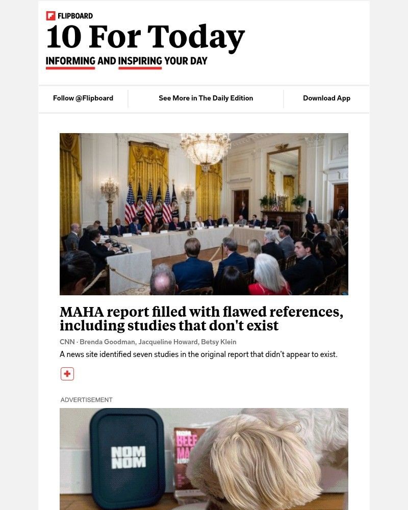Screenshot of email with subject /media/emails/maha-report-cites-studies-that-dont-exist-dfabd4-cropped-46dfbdf1.jpg