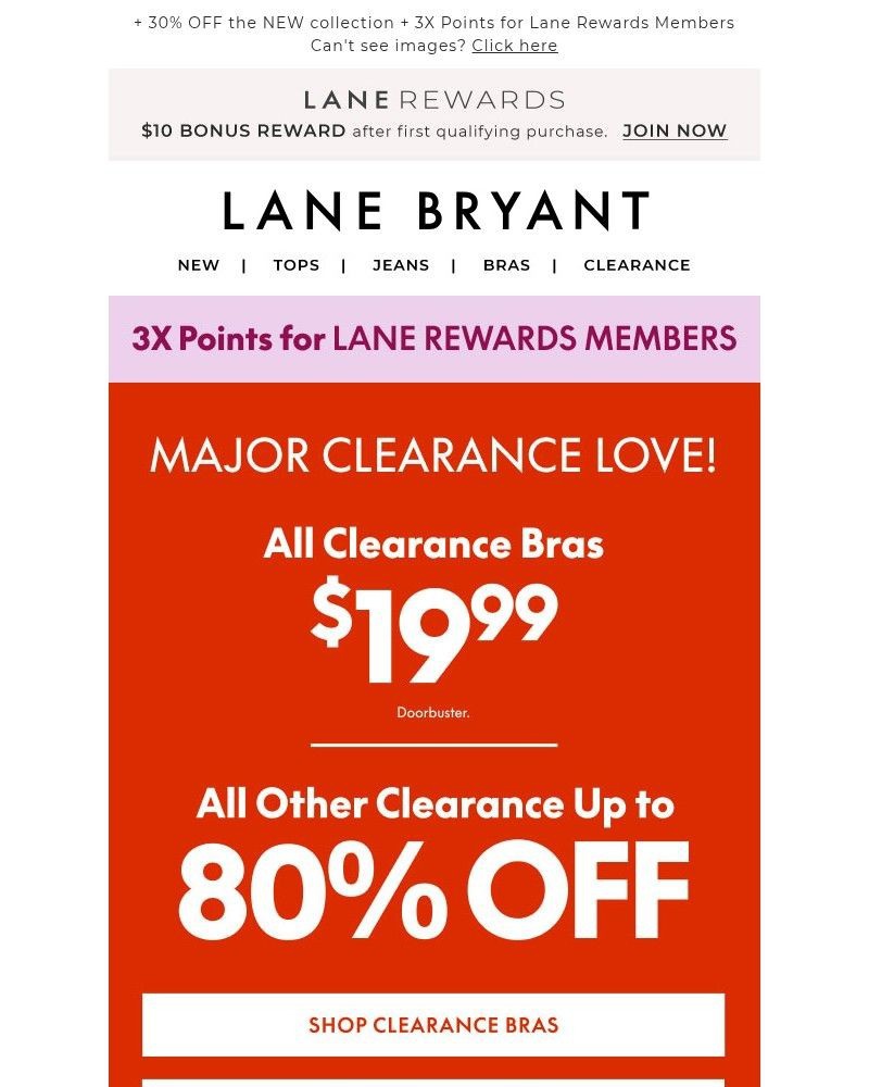 Screenshot of email with subject /media/emails/major-clearance-love-1999-bras-80-off-more-7cde1c-cropped-688e1740.jpg