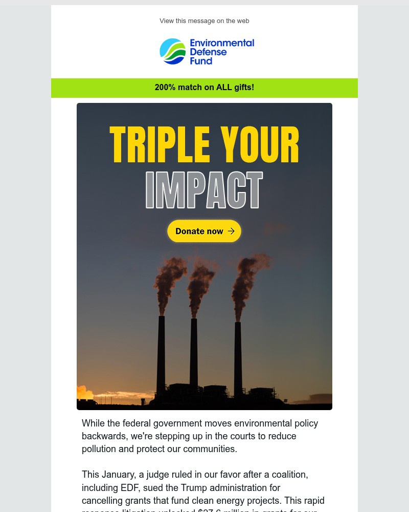 Screenshot of email with subject /media/emails/make-3x-the-difference-for-earth-day-250403-cropped-19d8aee0.jpg