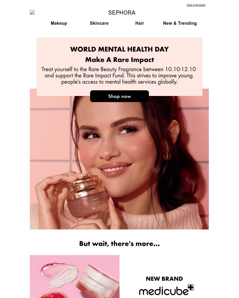 Screenshot of email with subject /media/emails/make-a-rare-impact-this-world-mental-health-day-c8b971-cropped-54cc7363.jpg