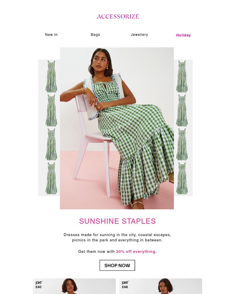 Screenshot of email with subject /media/emails/manifest-sunnier-weather-with-20-off-dresses-e503e6-cropped-ef24b30b.jpg