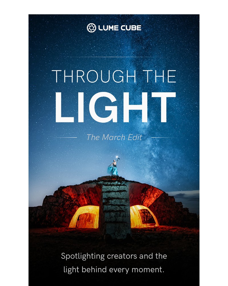 Screenshot of email sent to a Lume Cube Newsletter subscriber