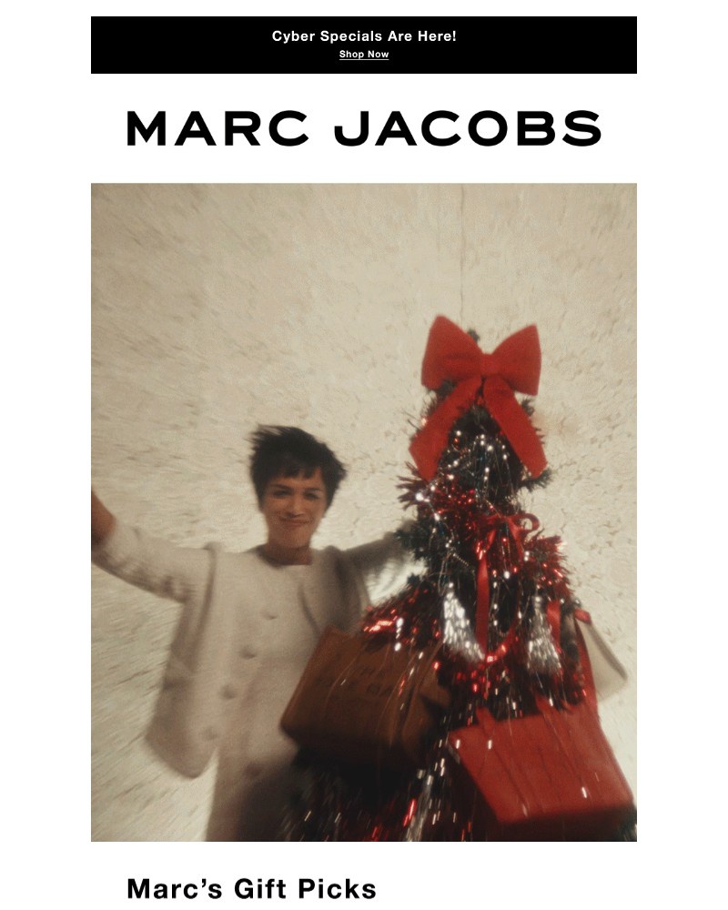 Screenshot of email sent to a Marc Jacobs Newsletter subscriber