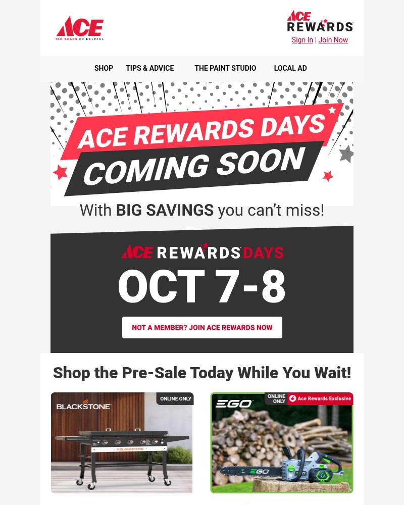 Screenshot of email with subject /media/emails/mark-your-calendar-for-ace-rewards-days-405a52-cropped-5463e3a1.jpg