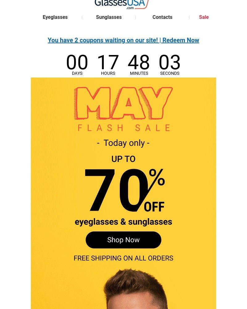 Screenshot of email with subject /media/emails/may-flash-sale-up-to-70-off-get-it-before-midnight-f2c51d-cropped-574933b4.jpg