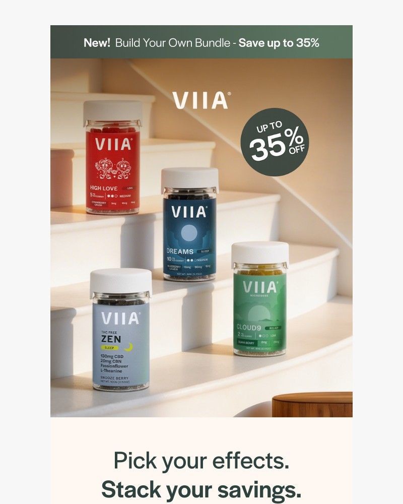 Screenshot of email sent to a VIIA Newsletter subscriber