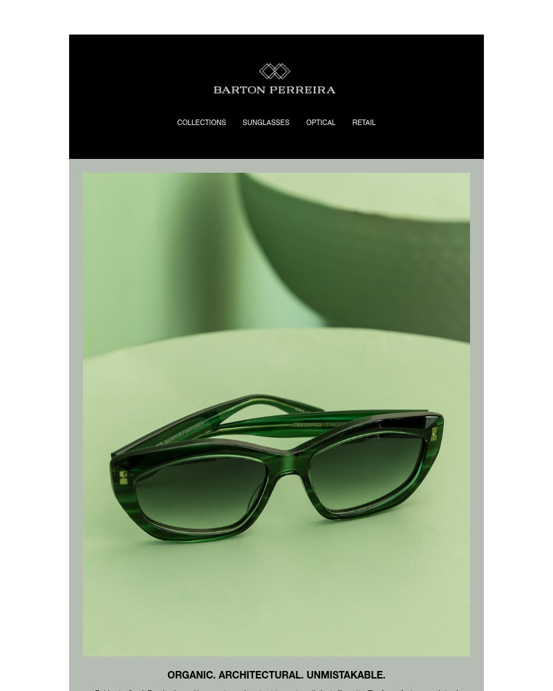 Screenshot of email sent to a Barton Perreira Newsletter subscriber