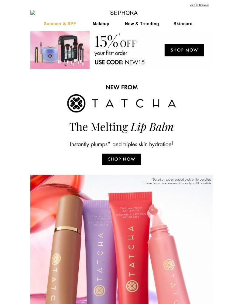 Screenshot of email with subject /media/emails/meet-new-tatcha-the-melting-lip-balms-00855f-cropped-fd9e2d71.jpg
