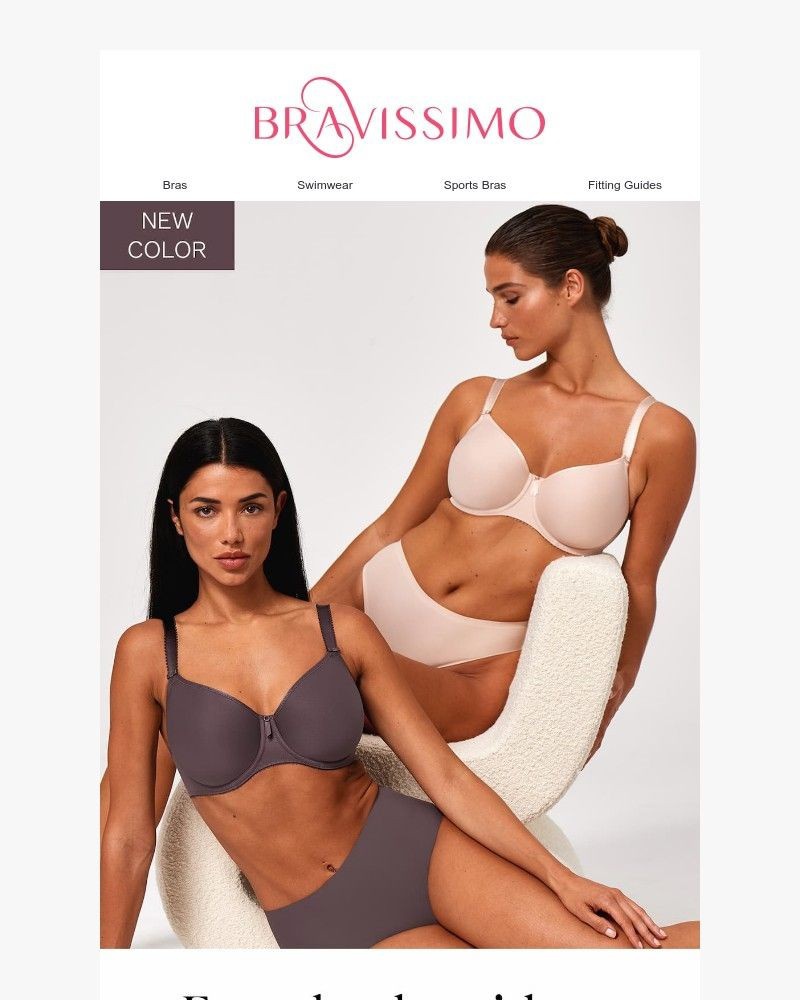 Screenshot of email sent to a Bravissimo Newsletter subscriber