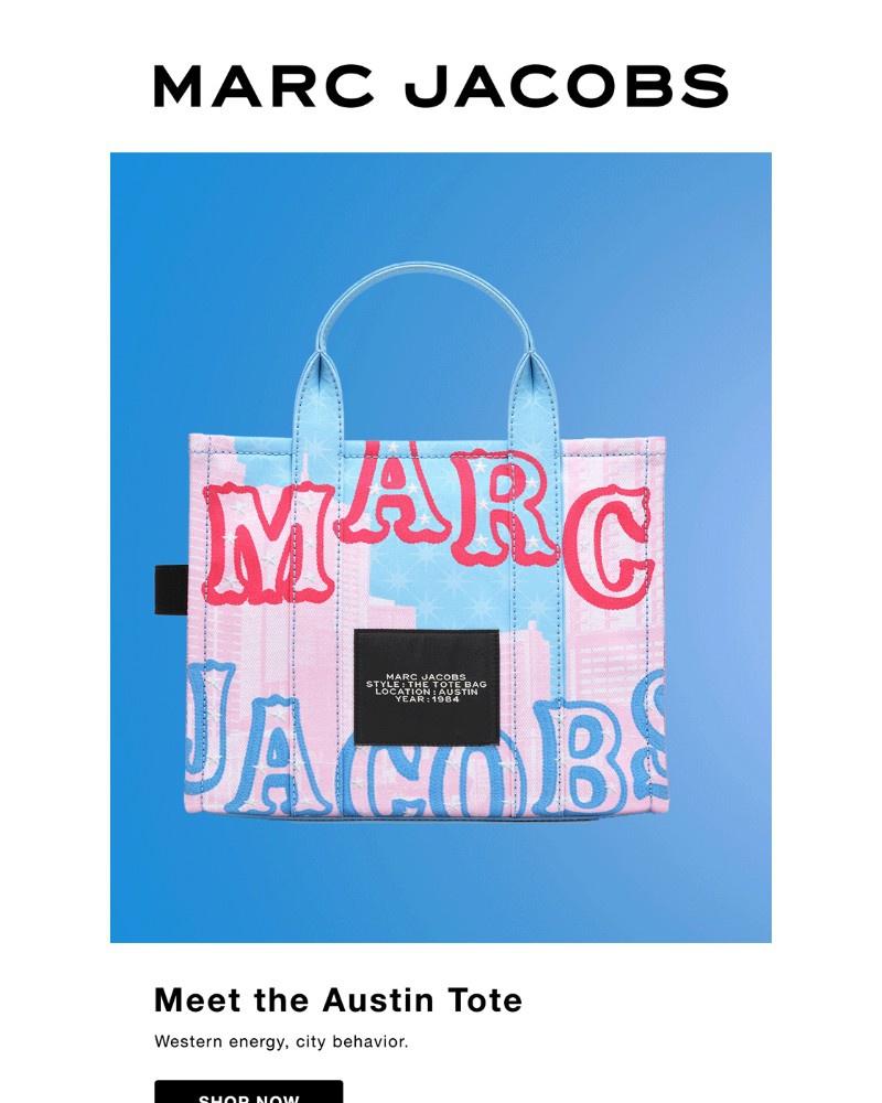Screenshot of email sent to a Marc Jacobs Newsletter subscriber