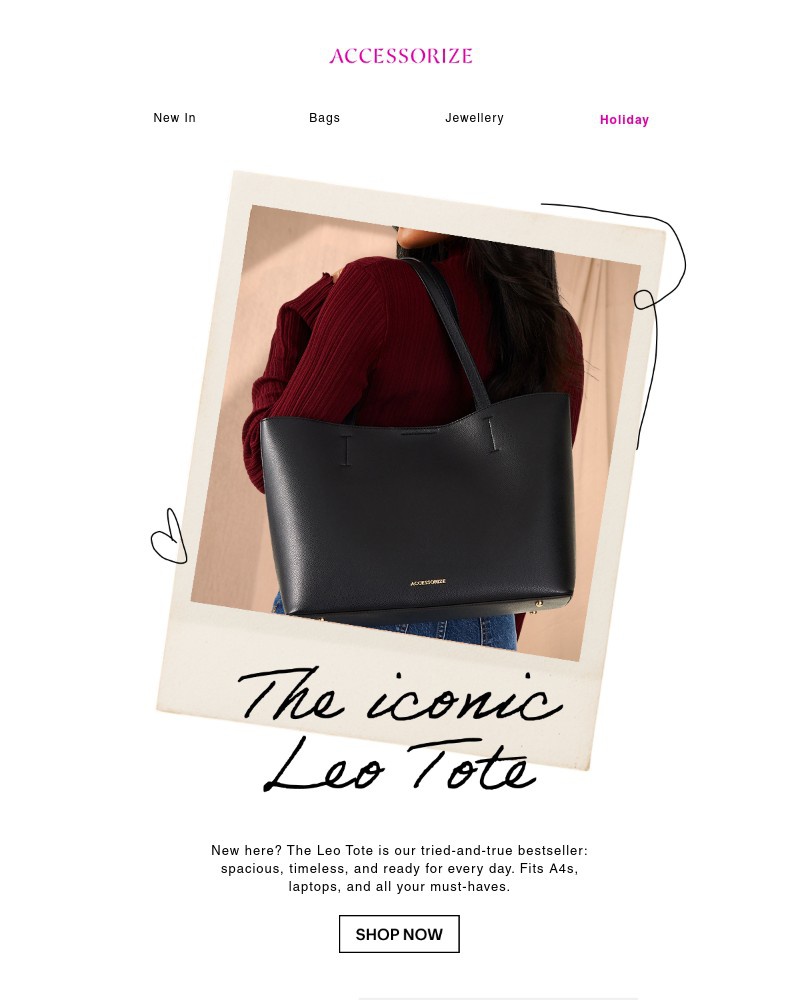 Screenshot of email with subject /media/emails/meet-your-first-favourite-the-leo-tote-721fa9-cropped-b649a128.jpg