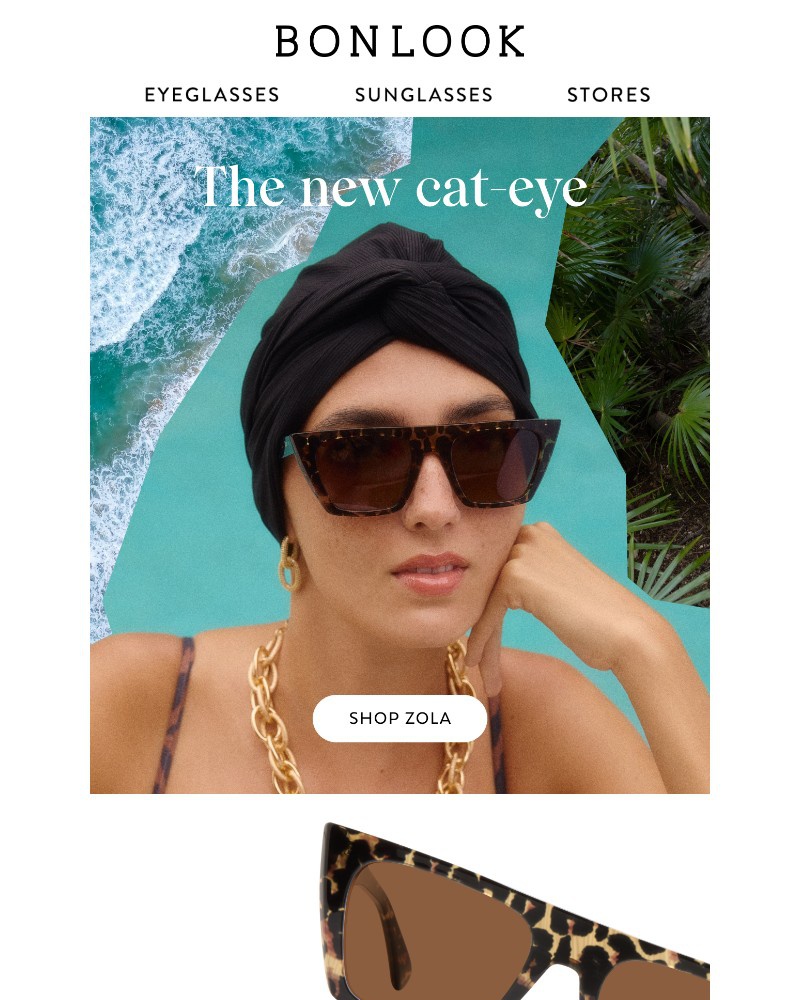 Screenshot of email sent to a Bonlook Newsletter subscriber