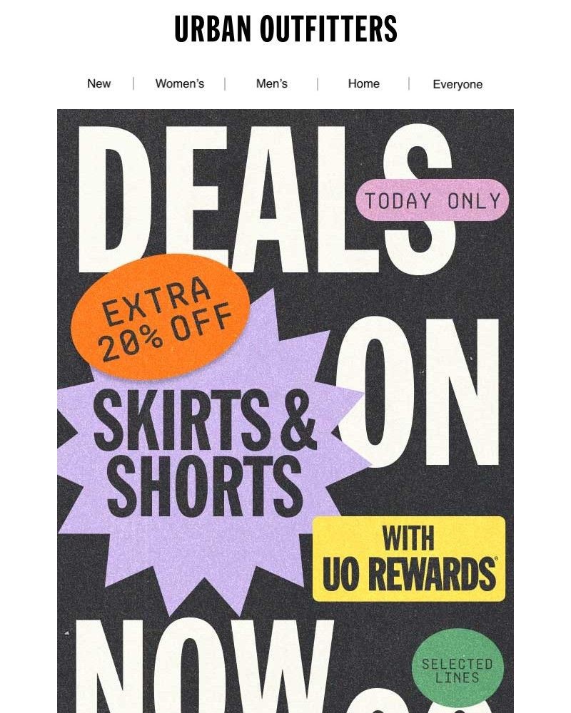 Screenshot of email with subject /media/emails/members-get-an-extra-20-off-skirts-shorts-3fac82-cropped-9bd7bffb.jpg
