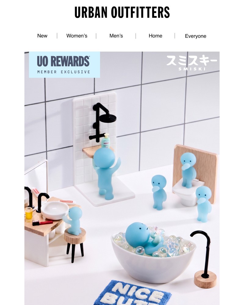 Screenshot of email sent to a Urban Outfitters Newsletter subscriber