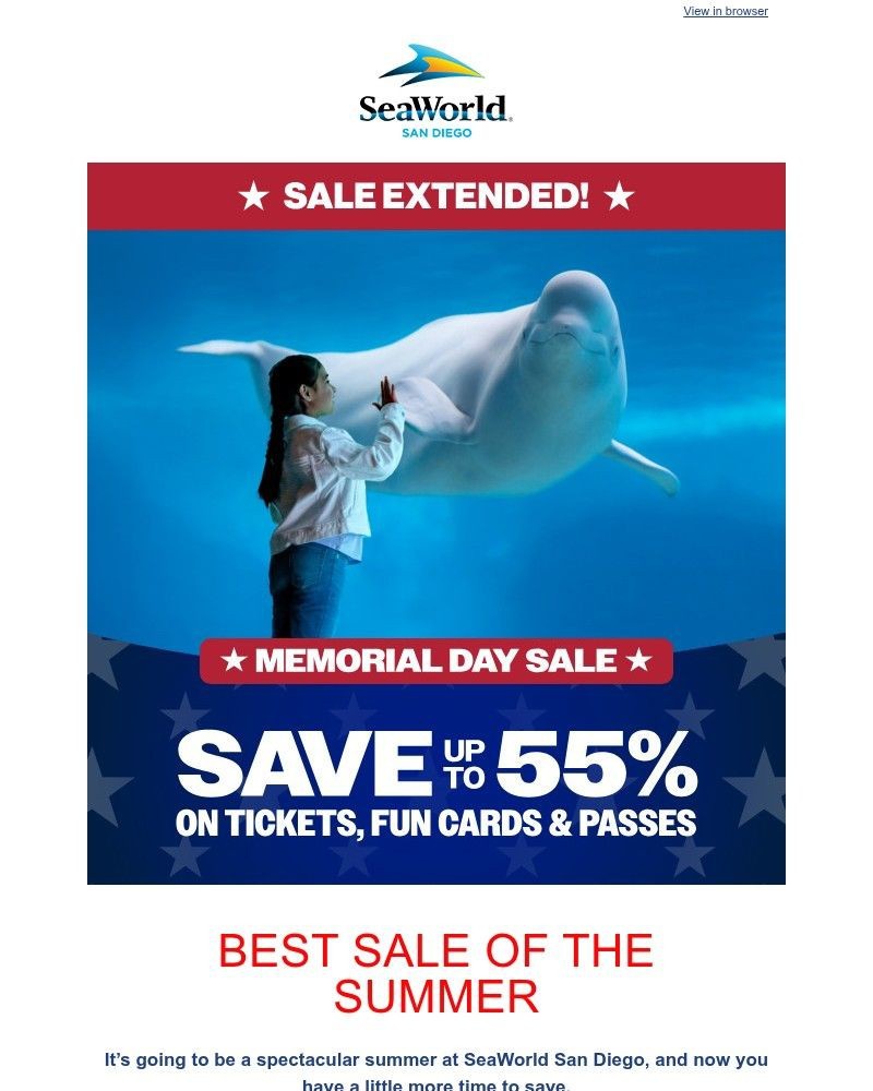 Screenshot of email with subject /media/emails/memorial-day-sale-extended-save-up-to-55-on-tickets-fun-cards-passes-db01aa-cropp_R8jrW2k.jpg