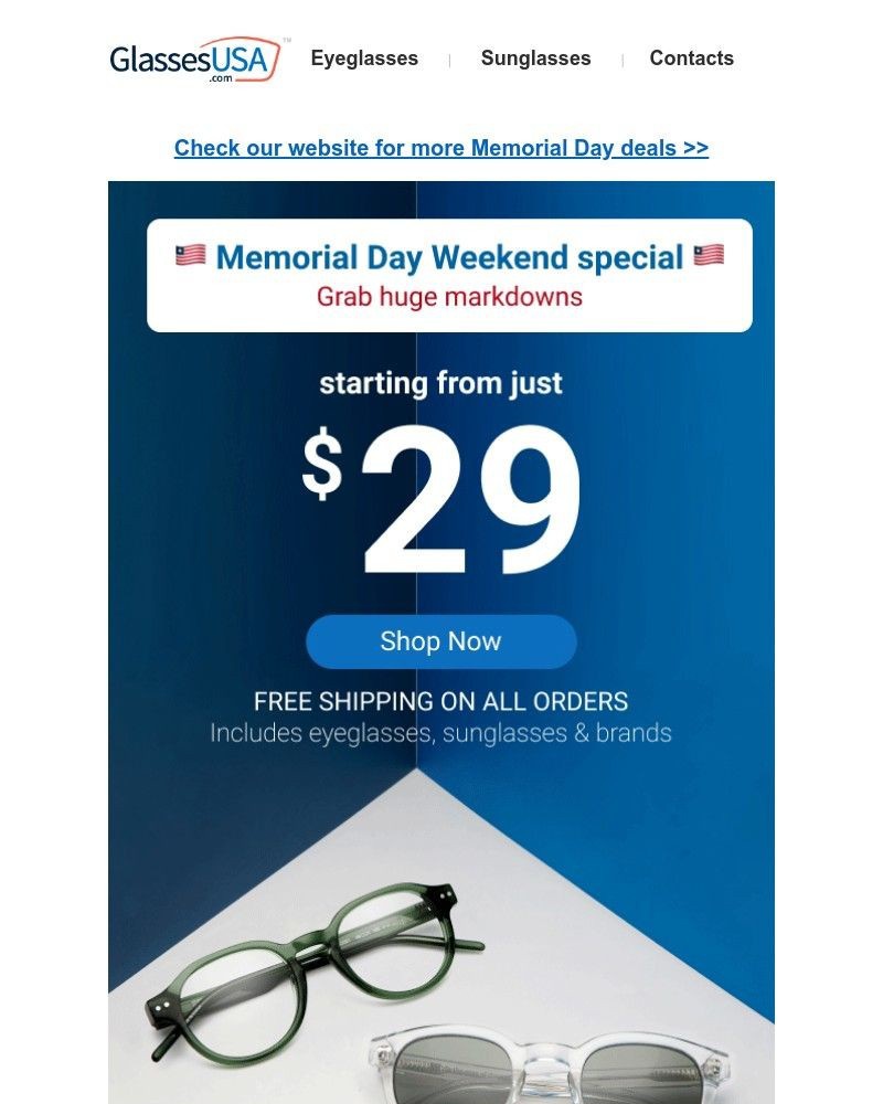 Screenshot of email with subject /media/emails/memorial-day-sale-low-low-prices-on-glasses-2c9d12-cropped-0acdfc42.jpg