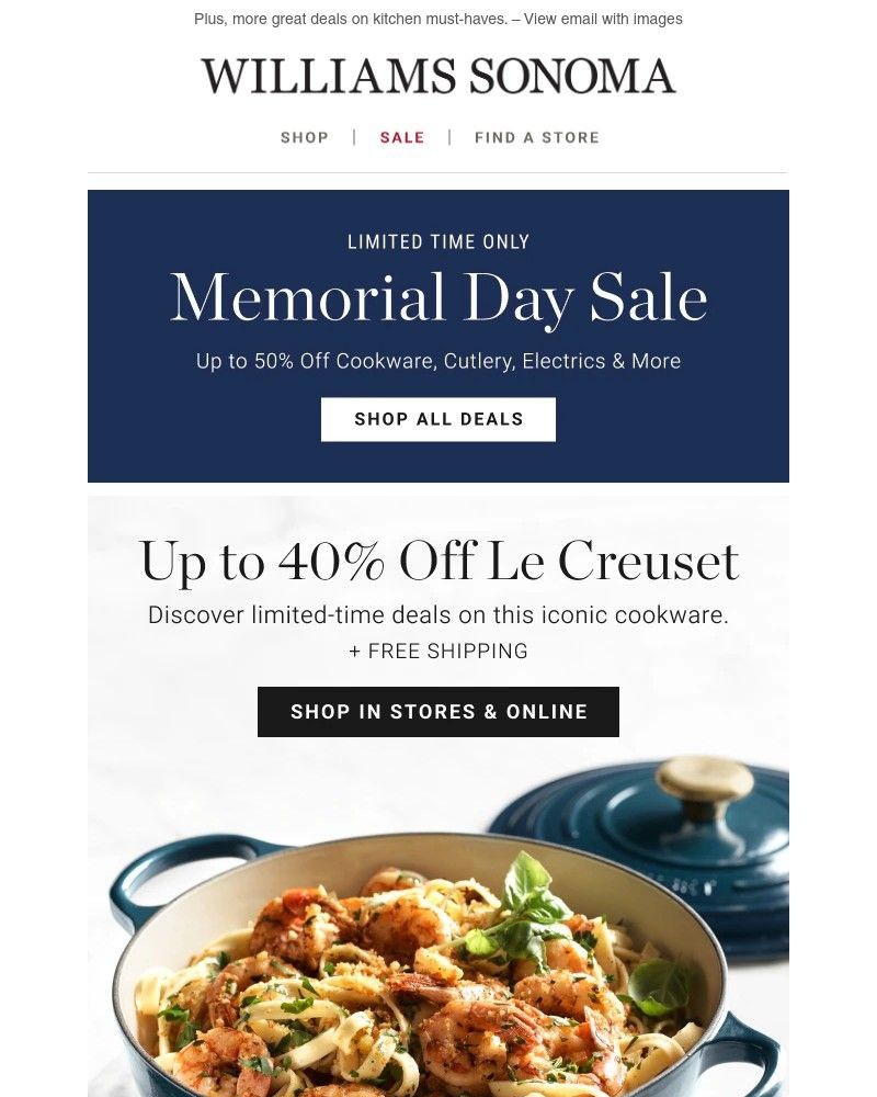 Screenshot of email with subject /media/emails/memorial-day-savings-up-to-40-off-le-creuset-free-shipping-10cce2-cropped-8491adff.jpg