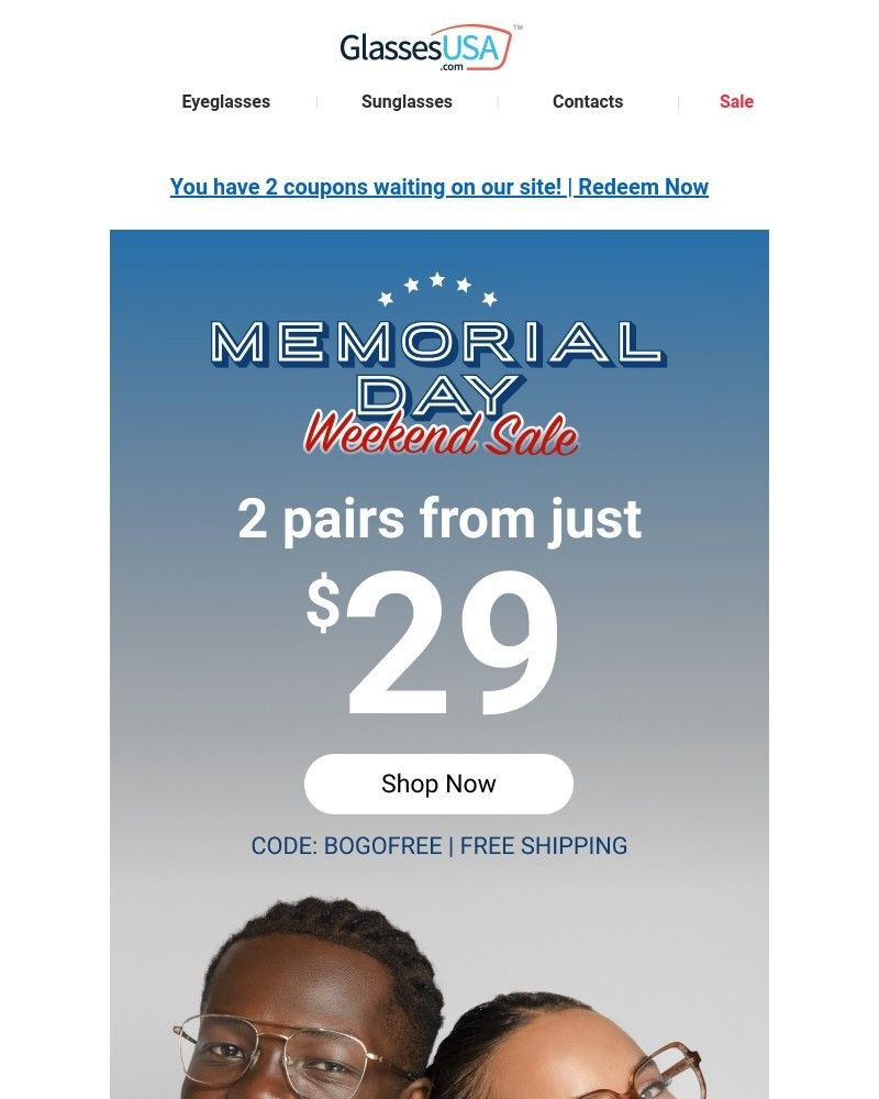 Screenshot of email with subject /media/emails/memorial-day-weekend-sale-2-pairs-from-just-29-b03698-cropped-54fc6312.jpg