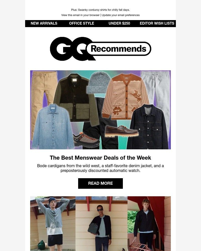 Screenshot of email with subject /media/emails/menswear-deals-all-the-sweaters-and-one-sick-seiko-963b56-cropped-7872469a.jpg