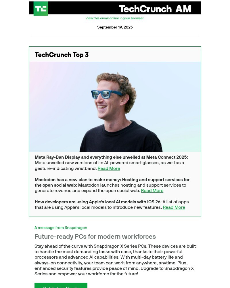 Screenshot of email with subject /media/emails/meta-ray-ban-display-and-everything-else-unveiled-at-meta-connect-2025-860075-cro_A2Qhcib.jpg