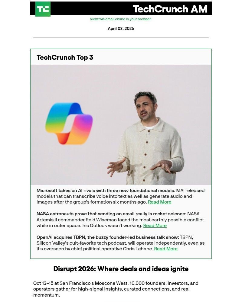 Screenshot of email with subject /media/emails/microsoft-takes-on-ai-rivals-with-three-new-foundational-models-1cd2ca-cropped-0314d692.jpg