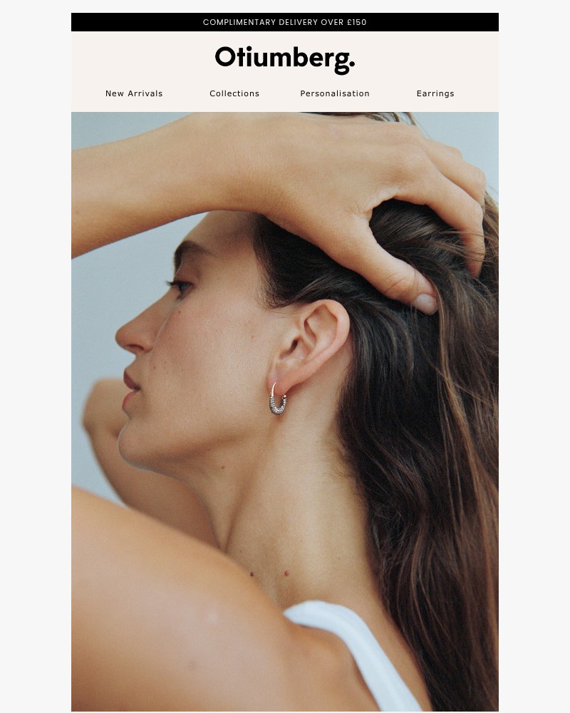 Screenshot of email sent to a Otiumberg Cart abandoner