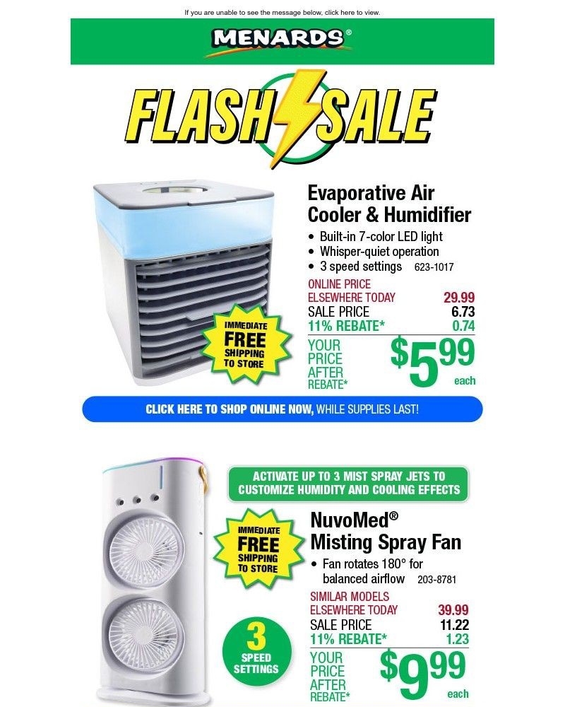 Screenshot of email with subject /media/emails/misting-spray-fan-only-999-after-rebate-f34eda-cropped-6f995fc6.jpg