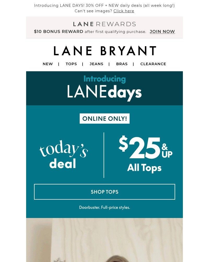 Screenshot of email with subject /media/emails/monday-mood-all-tops-25-up-today-only-8db161-cropped-606770b9.jpg