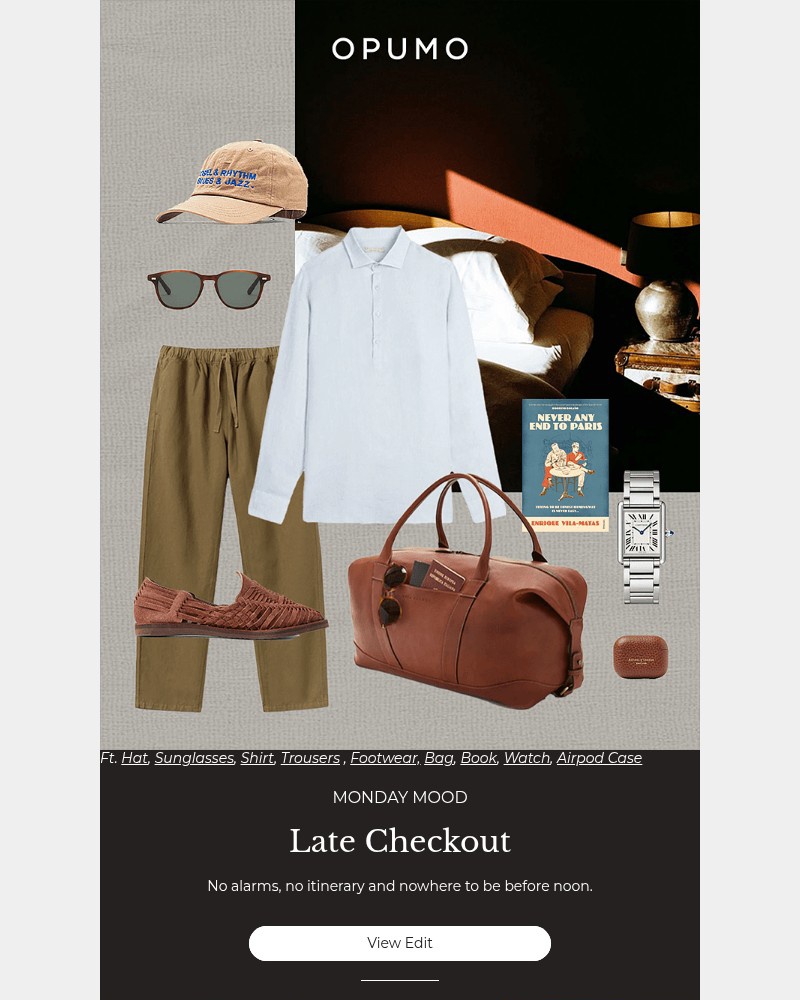 Screenshot of email sent to a Opumo Newsletter subscriber
