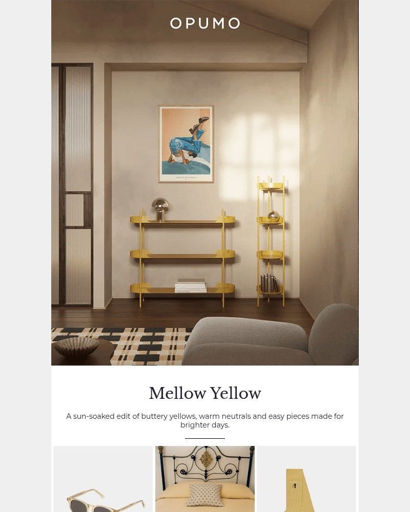 Screenshot of email sent to a Opumo Newsletter subscriber