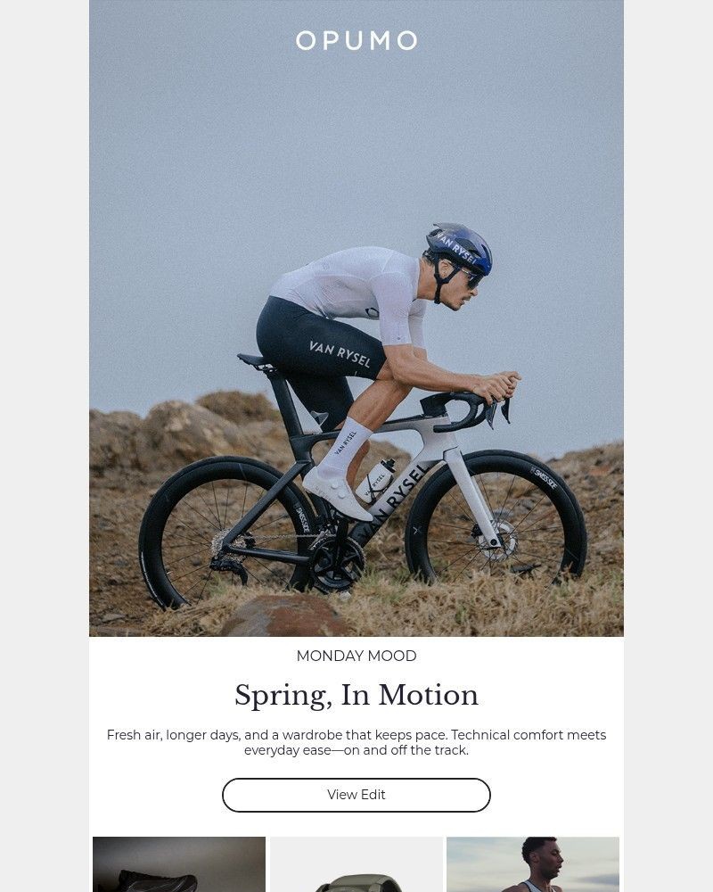 Screenshot of email sent to a Opumo Newsletter subscriber