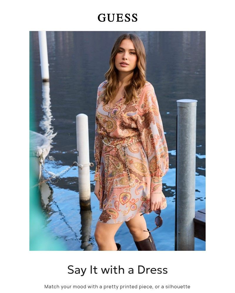 Screenshot of email sent to a Guess Newsletter subscriber