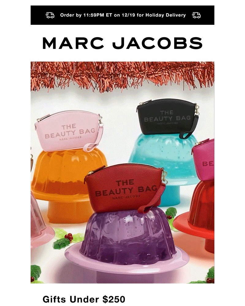 Screenshot of email sent to a Marc Jacobs Newsletter subscriber