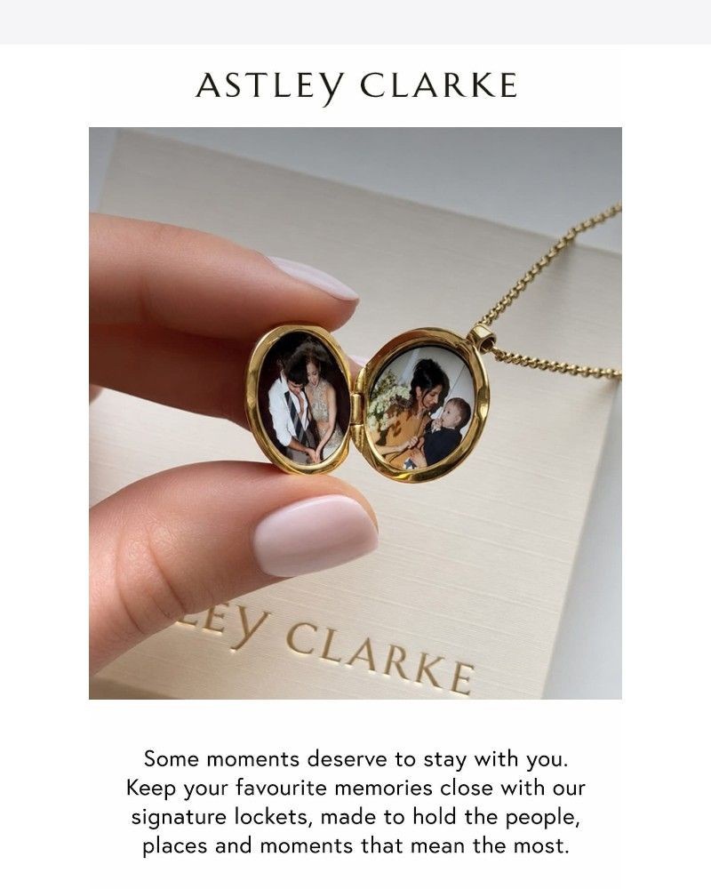 Screenshot of email sent to a Astley Clarke Newsletter subscriber