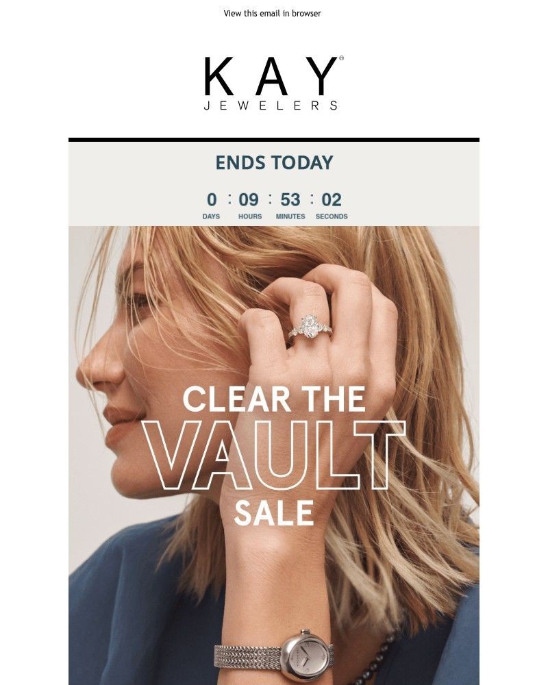 Screenshot of email sent to a Kay Newsletter subscriber