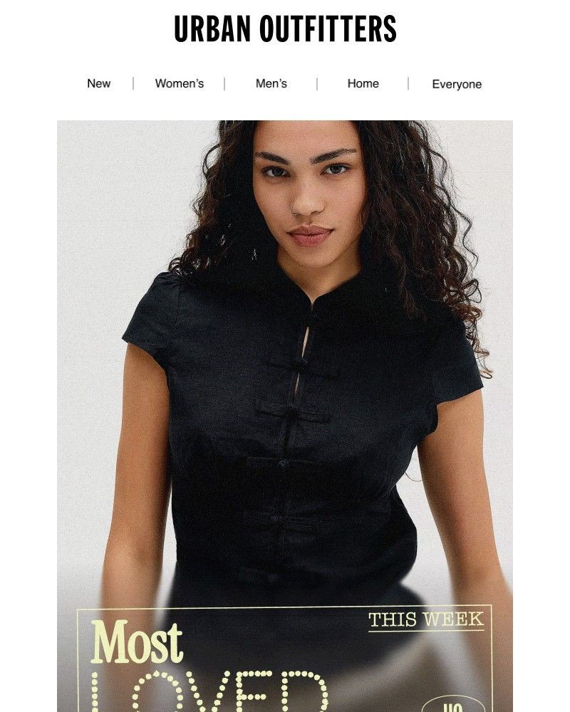 Screenshot of email sent to a Urban Outfitters Newsletter subscriber