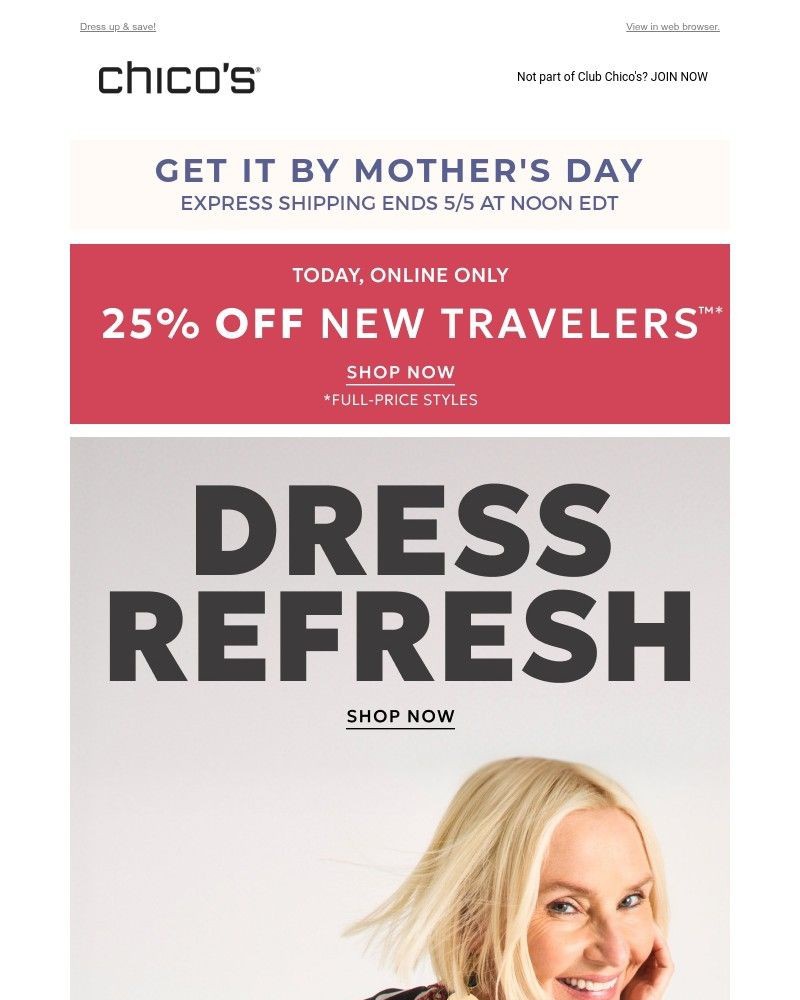 Screenshot of email with subject /media/emails/mothers-day-dresses-25-off-travelerstm-ends-tonight-2ac3a5-cropped-66cfbea2.jpg
