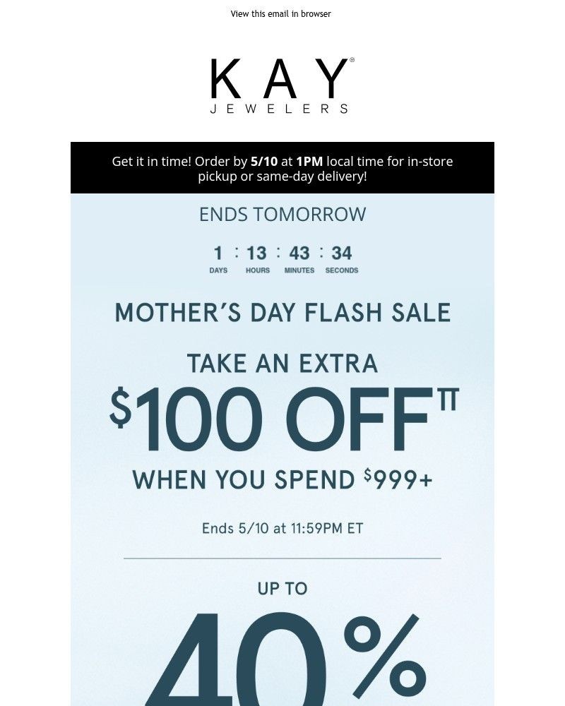 Screenshot of email with subject /media/emails/mothers-day-flash-sale-ends-tmrw-100-off-999-d116e4-cropped-a299885b.jpg