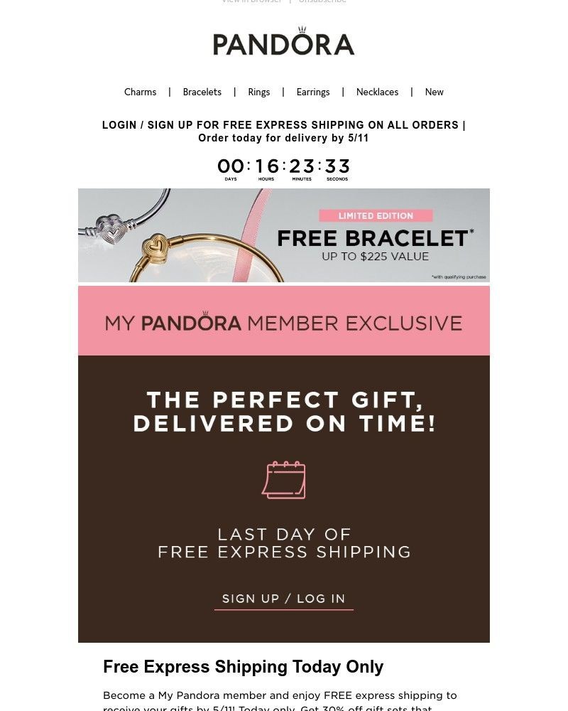 Screenshot of email with subject /media/emails/my-pandora-exclusive-free-express-shipping-today-only-80d39c-cropped-f3676bc0.jpg