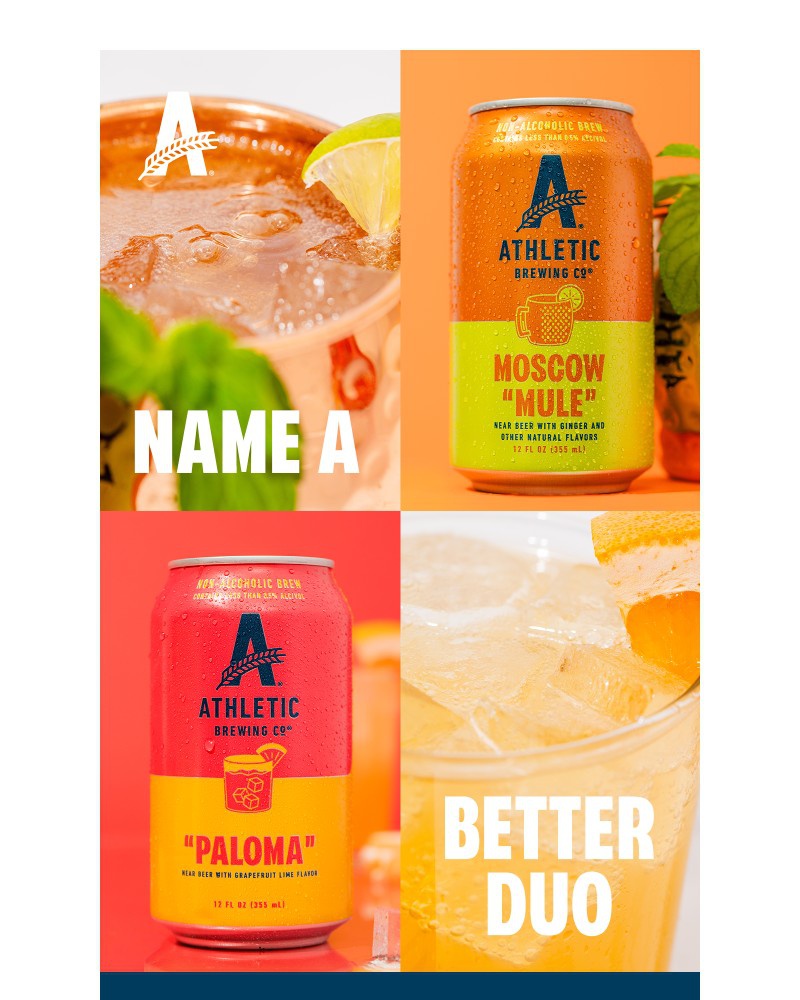 Screenshot of email sent to a Athletic Brewing Newsletter subscriber