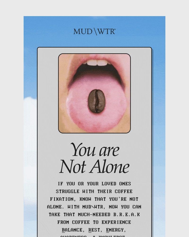 Screenshot of email sent to a MUD/WTR Newsletter subscriber